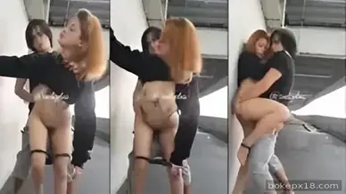 Pasangan Diam-diam Ngentot di Parkiran Bikin Nagih