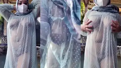 Tante Jilboobs Baju Transparan Outdoor Ngewe Ganas