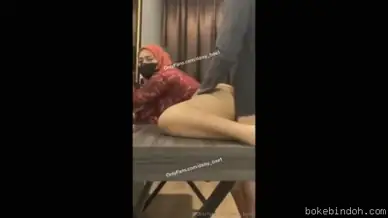 Tante Kebaya Merah Digoyang Sampe Becek Basah